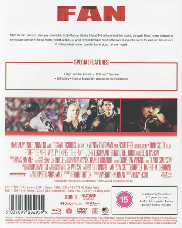 The Fan (1996) (Blu-ray + DVD)