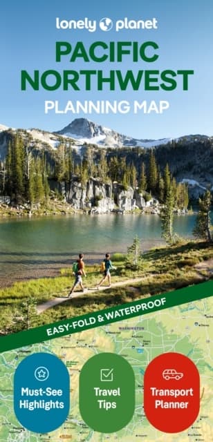 Lonely Planet Pacific Northwest Planning Map (Kirja / Muu)