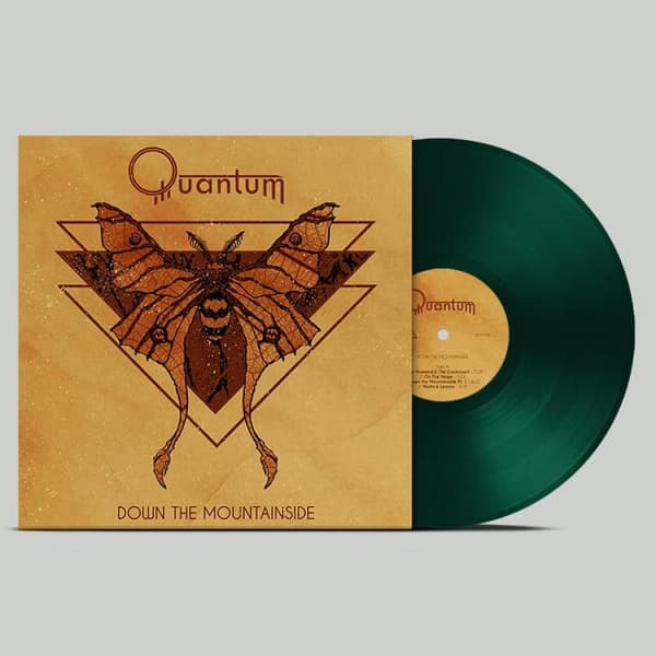 Quantum: Down the mountainside (Mørkegrøn) (Vinyl LP)