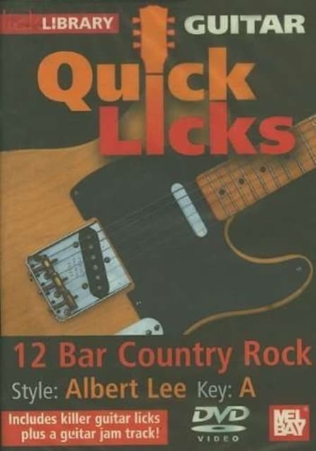 Lick Library Quick Licks Albert Lee 12 B (DVD)