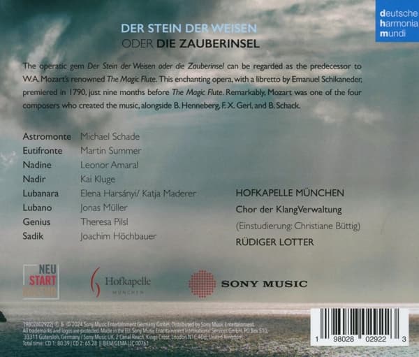 Schikander Emanuel: Der Stein Der Weisen (2 CD)