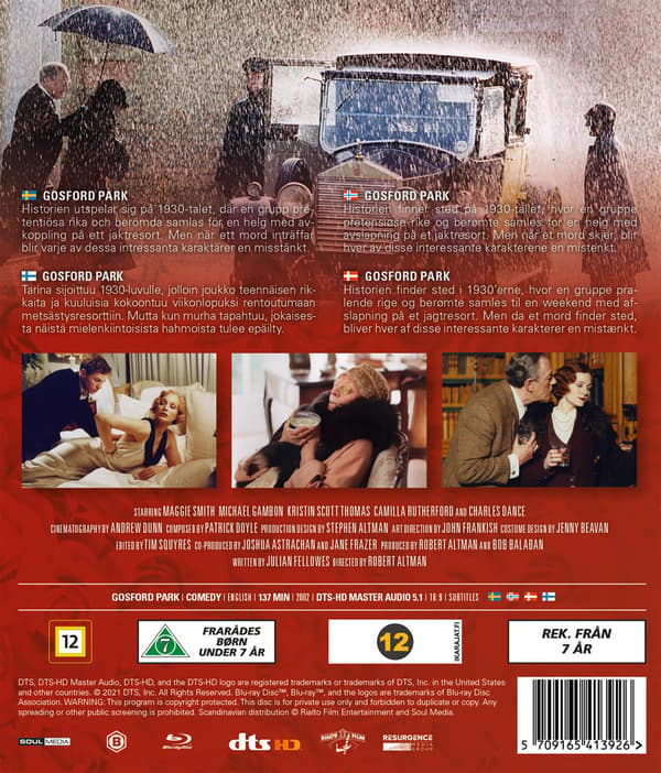 Gosford Park (Blu-ray)