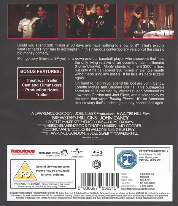 Brewster's Millions (Blu-ray)