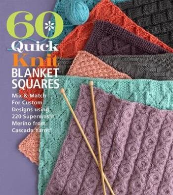 60 Quick Knit Blanket Squares (Bok / Pocket)