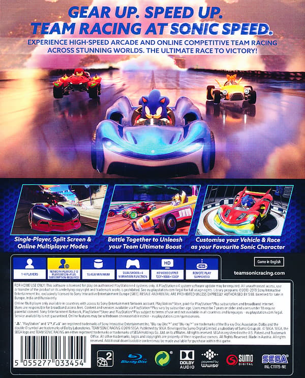 Team Sonic Racing (PS4)
