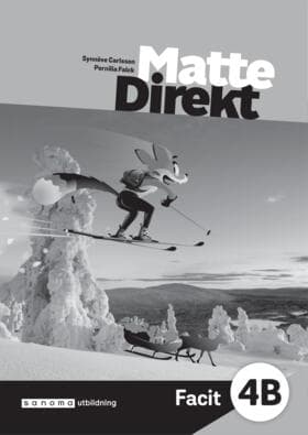 Matte Direkt 4b Facit (5 kpl) (Kirja / Nidottu)