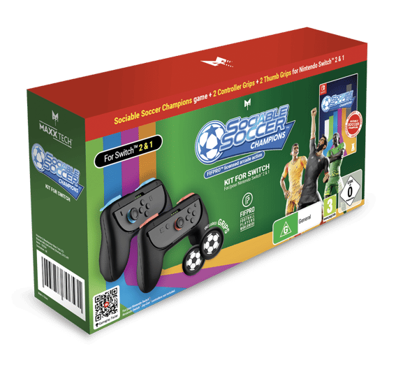 Maxx Tech - Sociable Soccer Champions Kit / Swit (Switch)