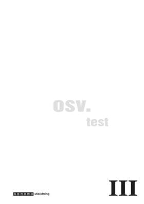 Osv. Iii Test I Svenska Åk 9 (10-Pack) (Bok / Häftad)