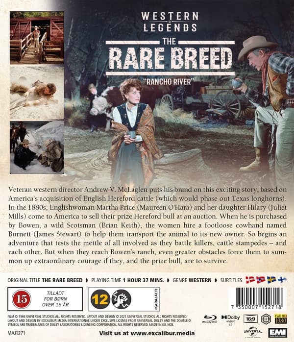 The Rare Breed / Rancho River (Blu-ray)