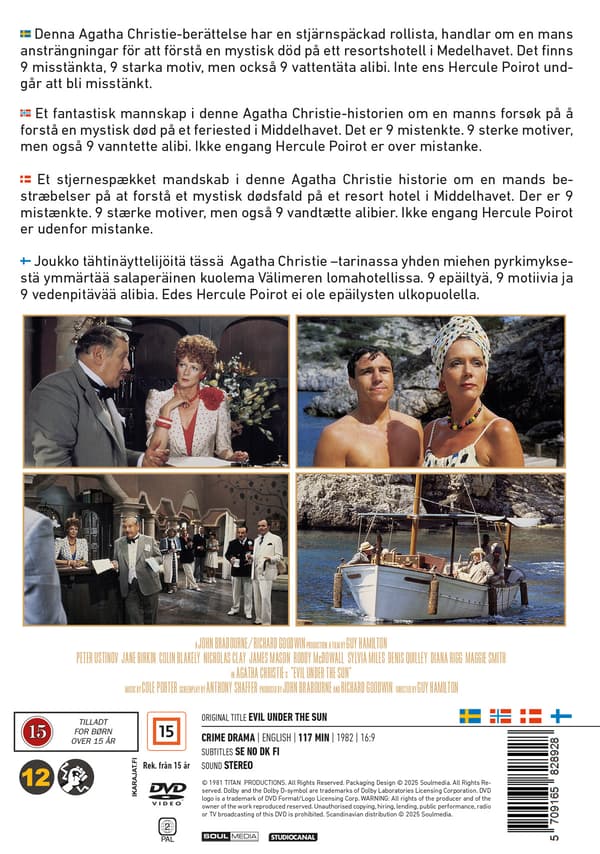 Mord i dagslys / Evil Under The Sun (DVD)