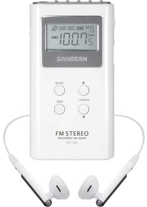 Sangean Lommeradio Digital PLL Hvid