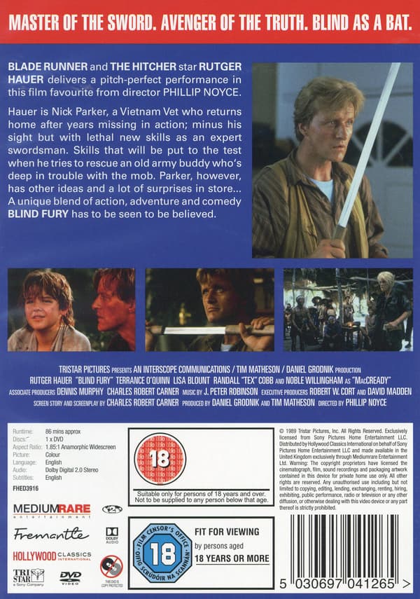 Blindt raseri / Blind Fury (DVD)
