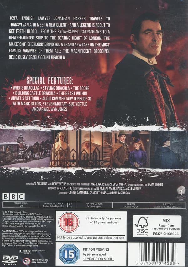 Dracula / Minisarja / Dracula / BBC:n minisarja (2 DVD)