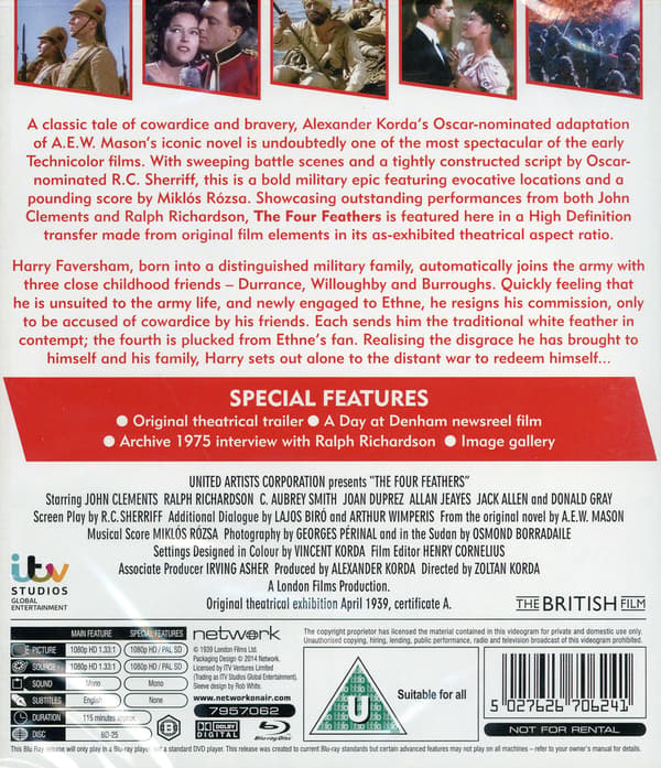 Four feathers (1939) (Blu-ray)