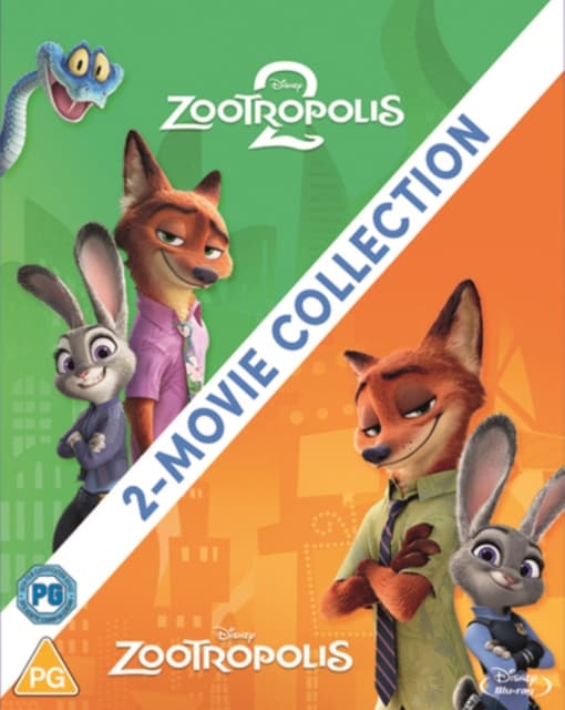 Zootropolis: 2-elokuvan kokoelma (2 Blu-ray)