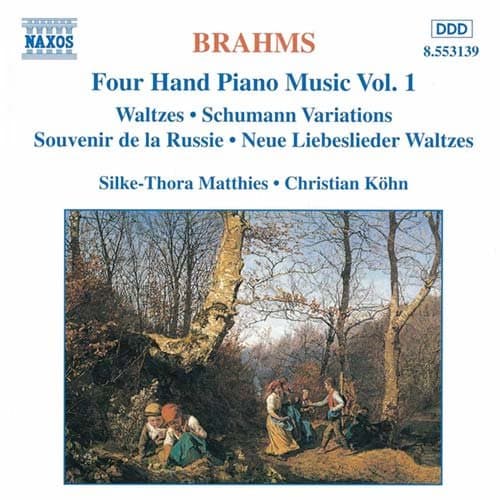 Brahms: Firehændig klavermusik 1 (CD)