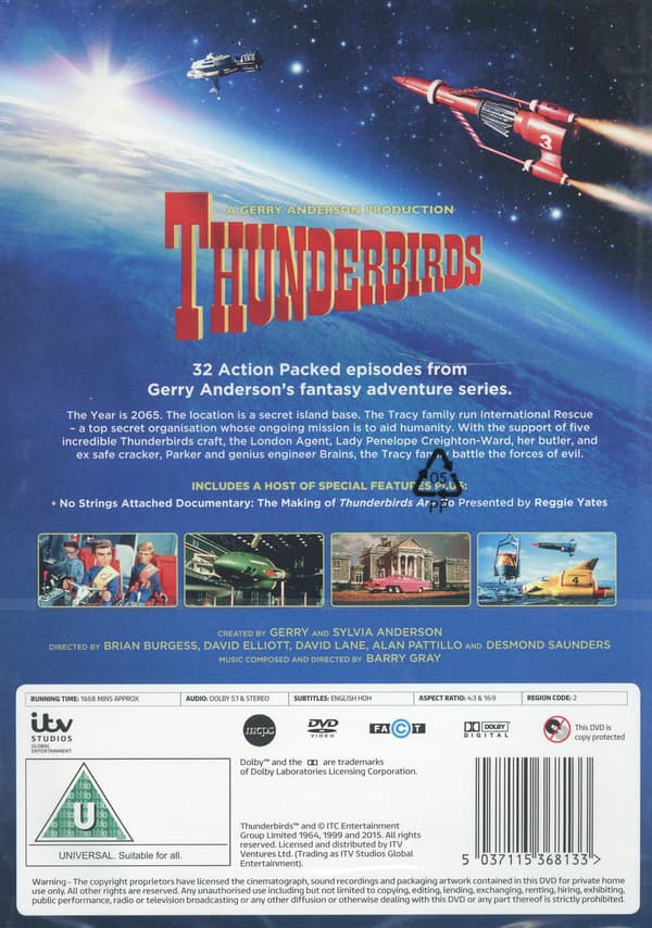Thunderbirds: The Complete Collection (10 DVD)