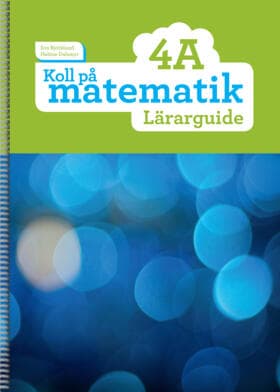 Koll På Matematik 4a Lärarguide (Bok / Häftad)