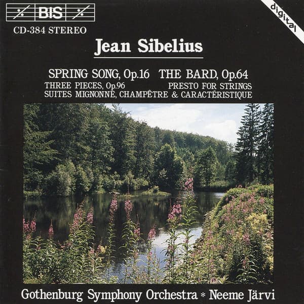 Sibelius: Forårssang/Barde suite (Järvi) (CD)