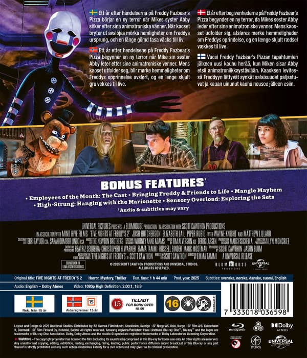 Five Nights at Freddy's 2 (Blu-ray)