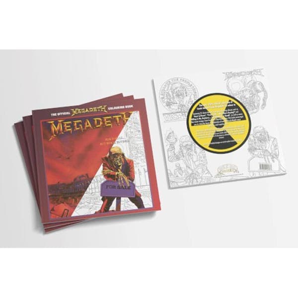 Megadeth: Colouring book (Bok / Kartonnage)
