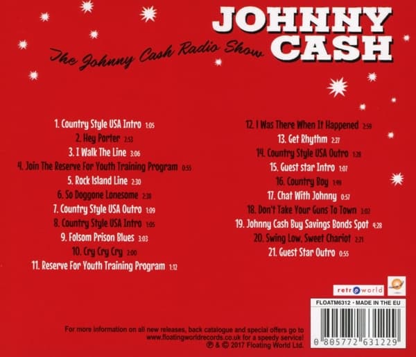Cash Johnny: Johnny Cash radioprogram (CD)