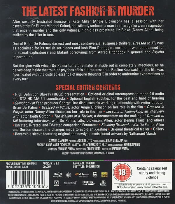 Dressed to Kill (Blu-ray)