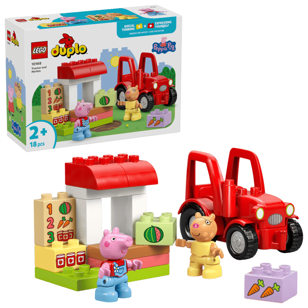 LEGO - DUPLO Gurli Gris - Traktor og Marked