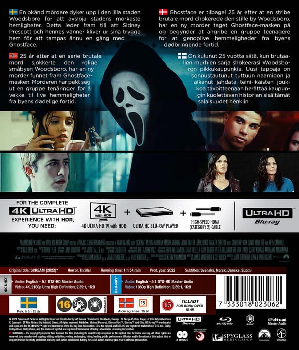 Scream (2022) (4K UHD + Blu-ray)
