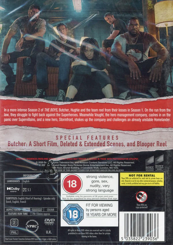 The Boys / Sæson 2 (3 DVD)