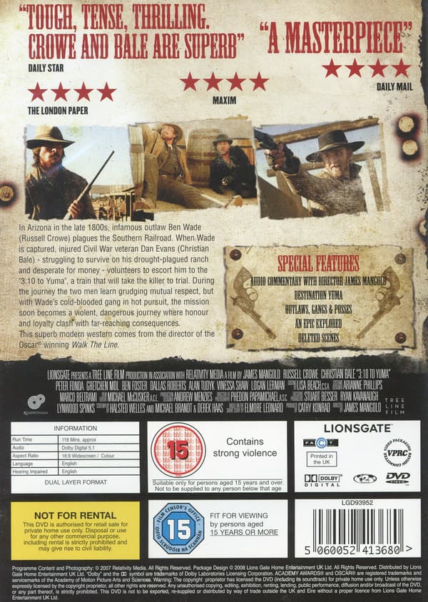 3.10 to Yuma (DVD)