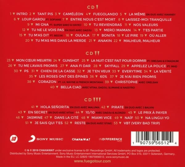 Gims: Ceinture noire (Transcendance) 2019 (3 CD)