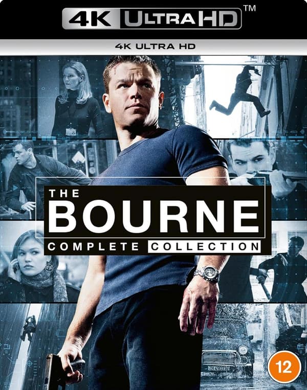 Bourne: 5 elokuvan kokoelma (5 4K UHD + Blu-ray)