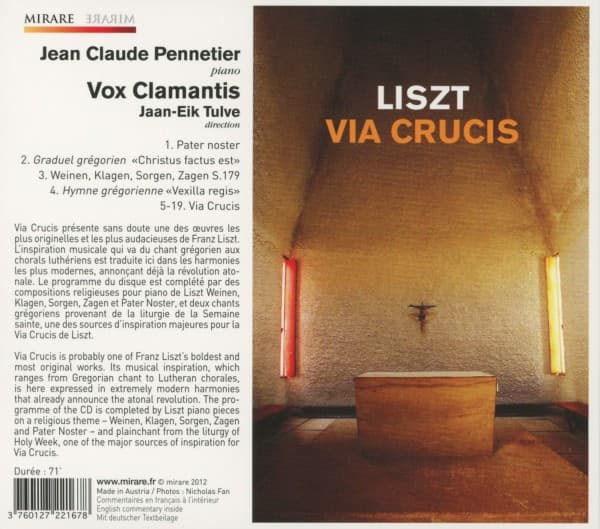 Vox Clamantis: Liszt: Via Crucis (CD)
