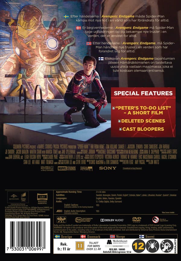 Spider-Man - Far From Home (DVD)