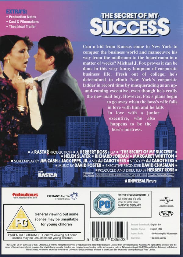 Menestyksen salaisuus (DVD)