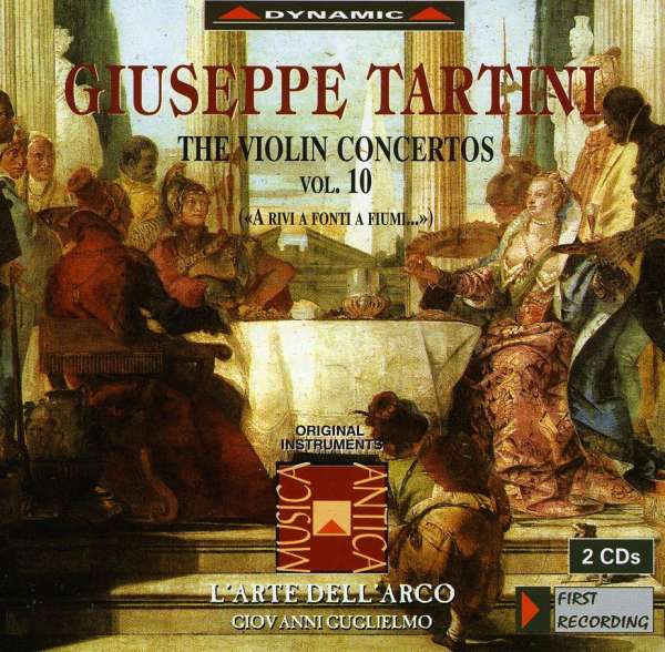 Tartini: Viulukonsertot Vol 10 (2 CD)