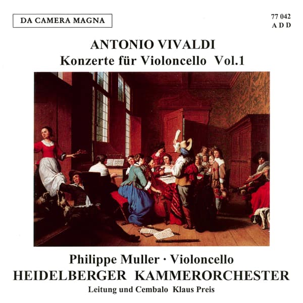 Vivaldi: Sellokonsertot Vol 1 (CD)