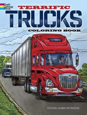 Terrific Trucks Coloring Book (Bok / Häftad)