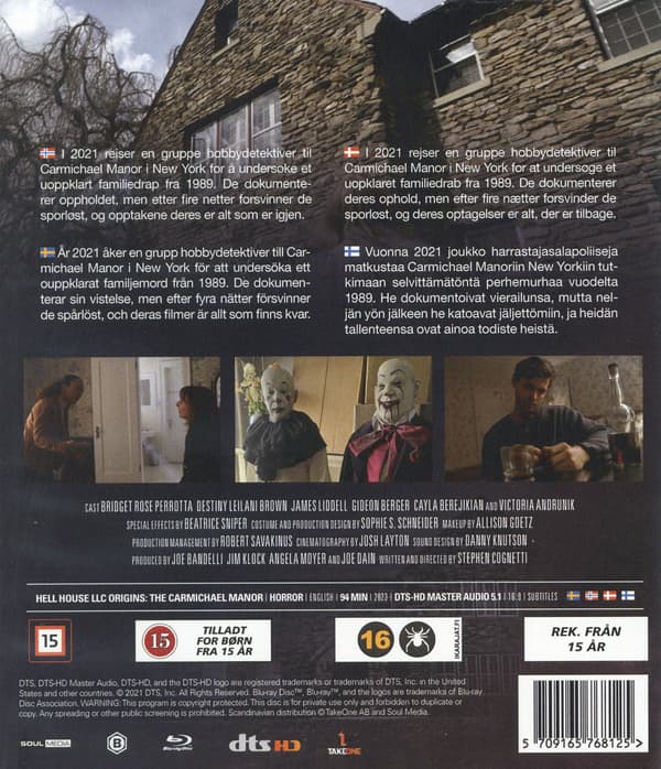 Hell House LLC Origins: The Carmichael Manor (Blu-ray)