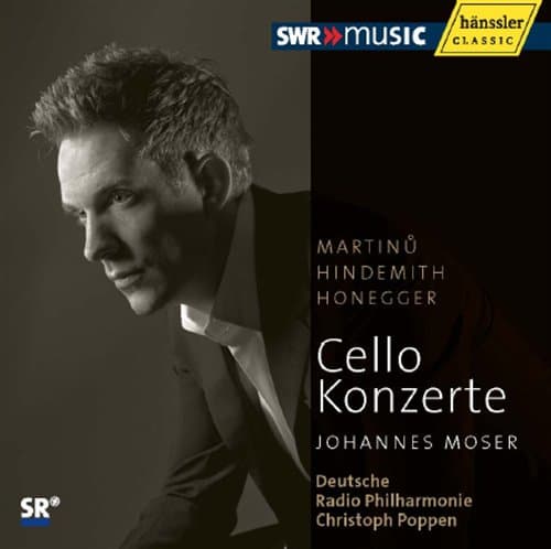 Hindemith/Honegger/Martinu: Cellokoncerter (CD)