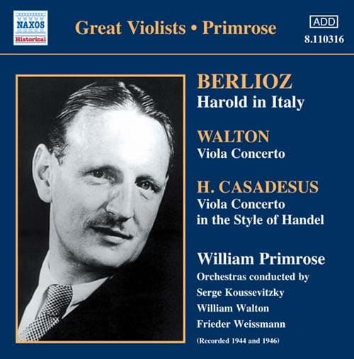 Berlioz: Harold in Italy (Primrose) (CD)