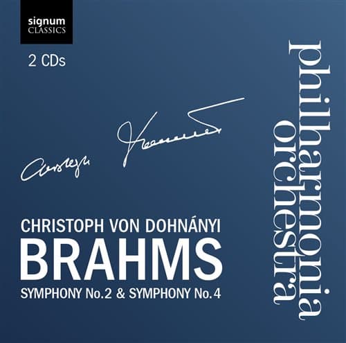 Brahms: Symfoni nr. 2 & 4 (2 CD)