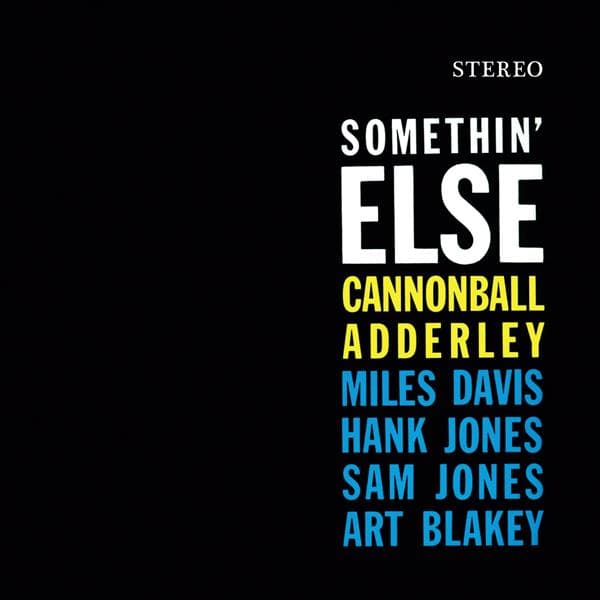 Adderley Cannonball: Somethin' Else (Vinyl LP)
