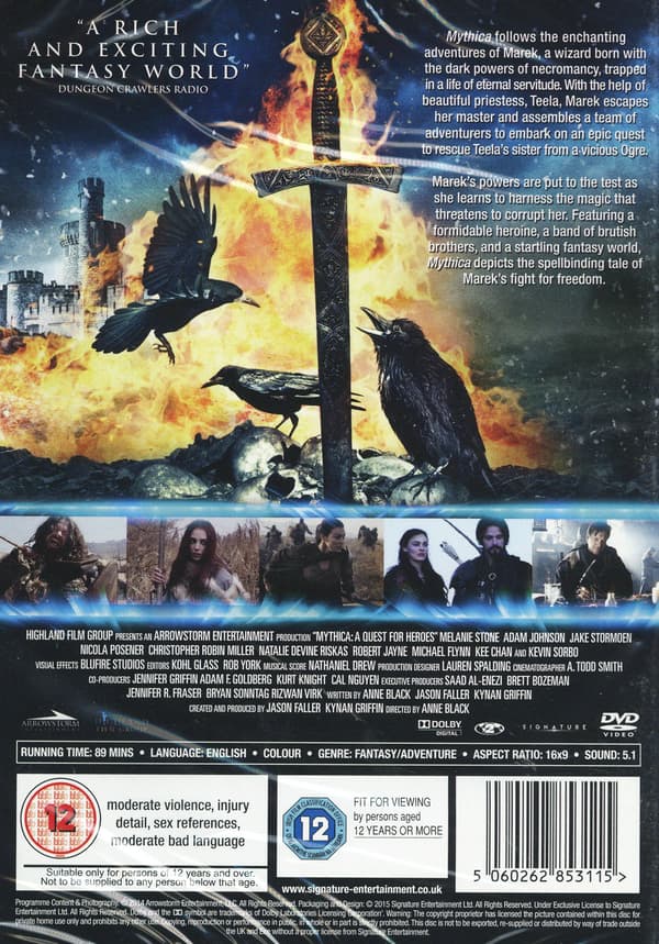 Mythica: A Quest for Heroes (DVD)