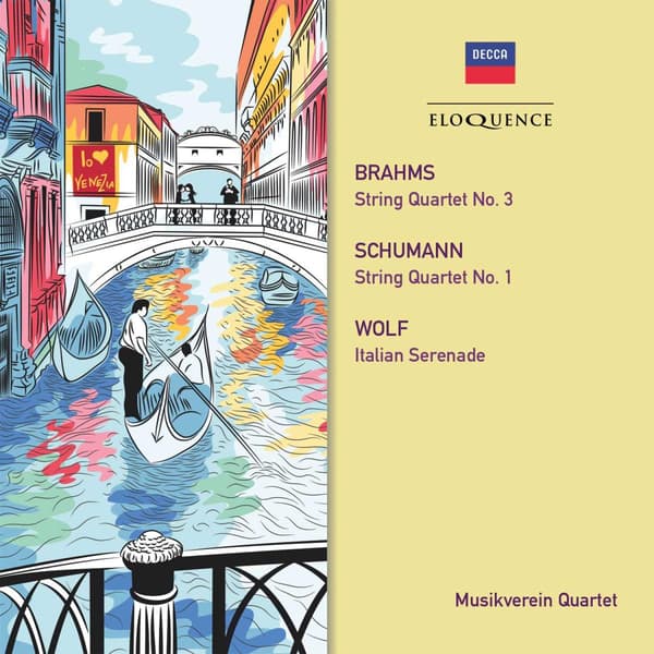 Brahms/Schumann/Wolff: Jousikvartetit (CD)