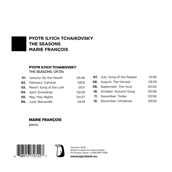 François Marie: Tchaikovsky - The Seasons (CD)
