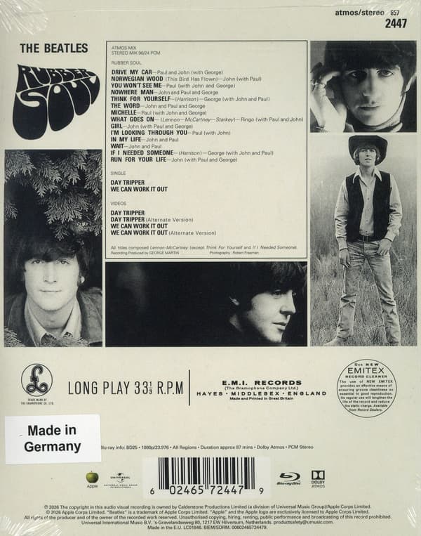 Beatles: Rubber soul (Blu-ray)