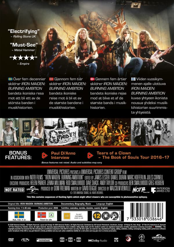 Iron Maiden: Burning ambition (DVD)