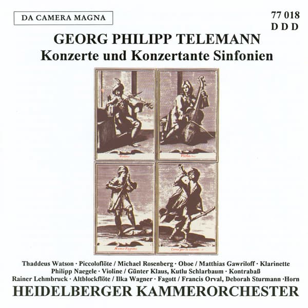 Telemann: Erilaisia konserttoja (CD)